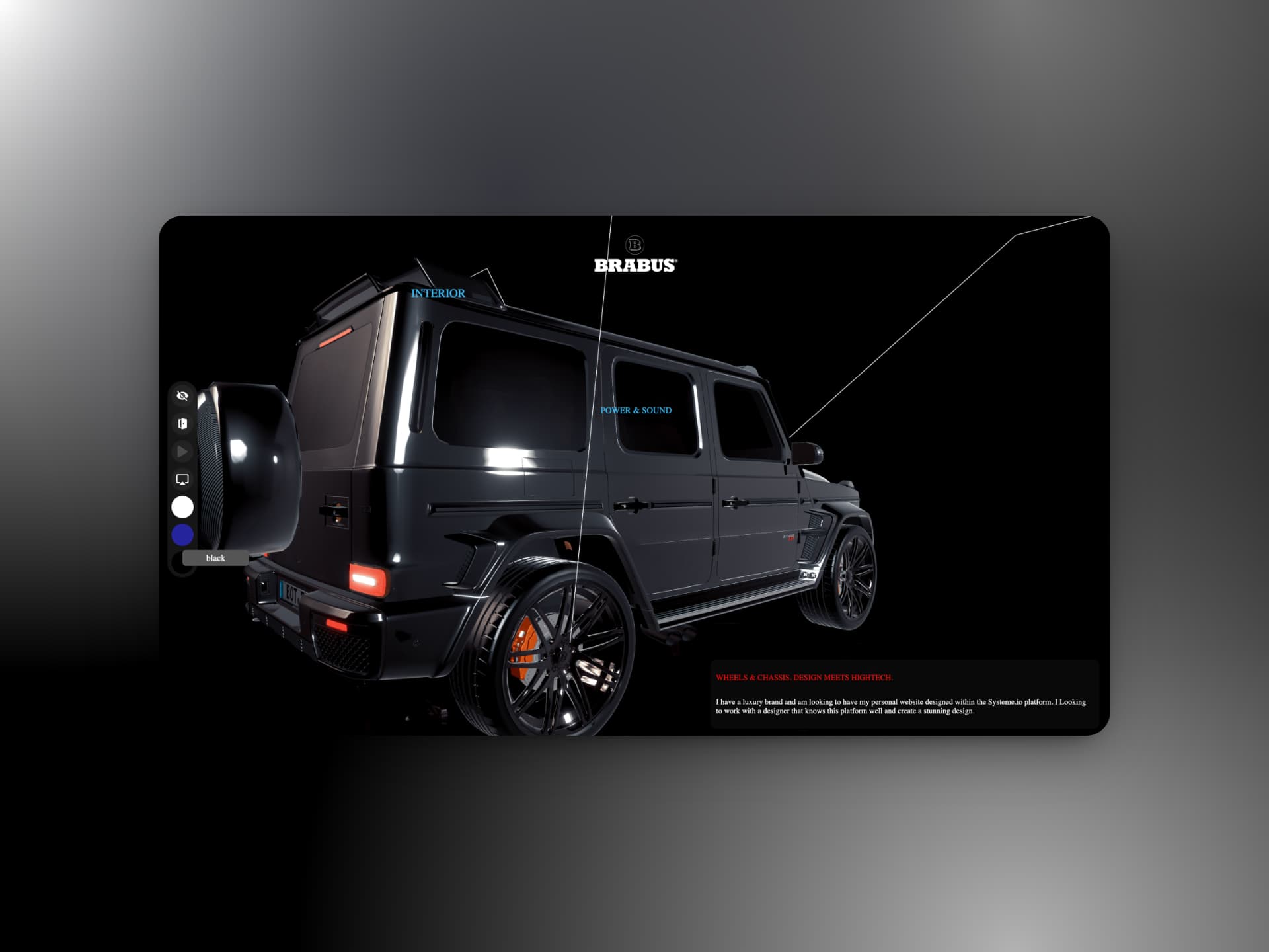 BraBus - 3D Car Configurator
