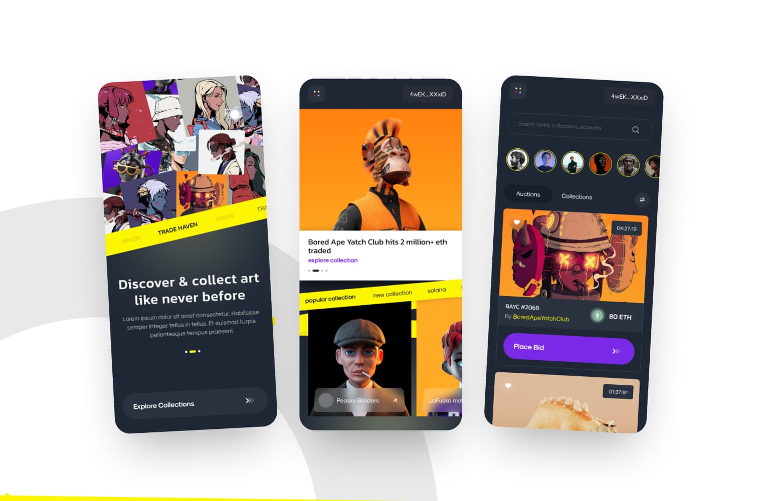 Trade Haven - NFT marketplace